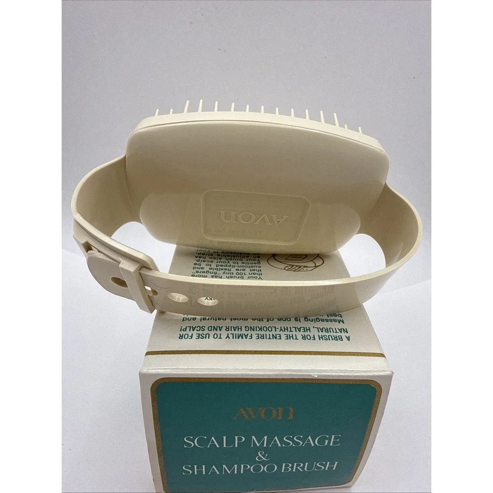 Avon Scalp Massage & Shampoo Brush In Box Vintage RARE NEW NOS